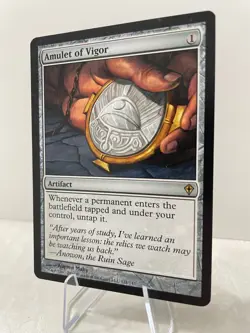 1 x MTG - Amulet of Vigor - Worldwake Magic the Gathering - Image 2