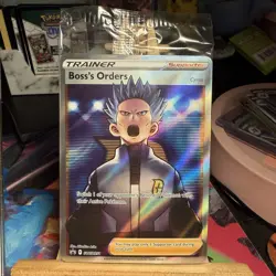 Boss's Orders Cyrus SWSH251 SEALED Black Star Promo Full Art Pokemon TCG MINT - Image 1