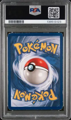 1999 POKEMON FOSSIL #10 LAPRAS-HOLO PSA 4 - Image 2