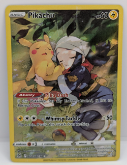 Pikachu TG05/TG30 Swsh11: Lost Origin Trainer Gallery Holo LP Pokemon - Image 1