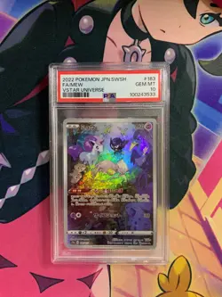 2022 POKEMON JPN SWORD & SHIELD VSTAR UNIVERSE #183 FULL ART/MEW PSA 10 - Image 1