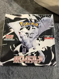 Pokemon Japanese Booster Boxes White Flare & Black Bolt Set 2 Boxes Sealed - Image 1