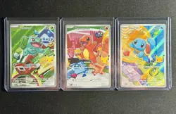 Pokemon TCG First Partner Illustration Collection Series 1 Kanto GEN 1 Set - Image 1
