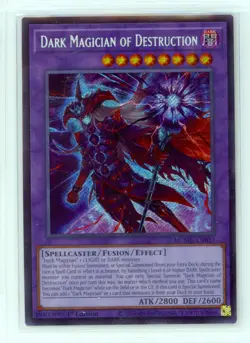 Yugioh - Dark Magician Of Destruction (MZMU-EN011) Secret Rare 1st Edition - NM - Image 1