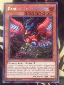 Yugioh: Danger! Thunderbird! - SOFU-EN082 - Secret Rare - 1st Edition NM - Image 1