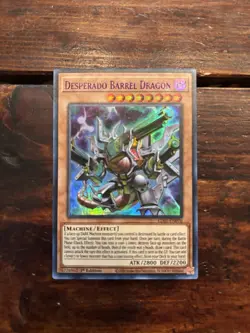 Yugioh! Desperado Barrel Dragon LDS1-EN076 - Purple Ultra Rare - Image 1