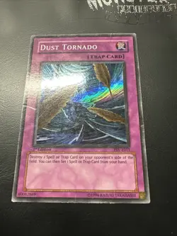 YUGIOH DUST TORNADO SUPER RARE PSV-E011 1ST EDITION PLAYED - Image 2