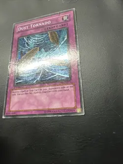 YUGIOH DUST TORNADO SUPER RARE PSV-E011 1ST EDITION PLAYED - Image 3