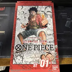 One Piece TCG Starter Deck ST-01 Straw Hat Crew English Edition Sealed - Image 1