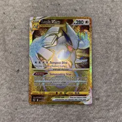 Lugia VSTAR Secret Rare Full Art Holo 211/195 Silver Tempest Pokemon TCG Card - Image 1