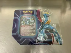 Pokemon TCG Paradox Destinies Iron Crown EX Tin Factory Sealed 5 Packs Cards + - Image 1