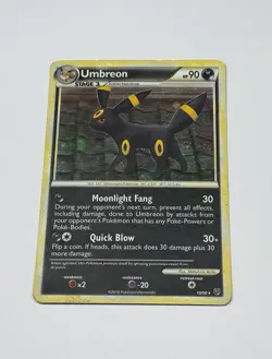 Vintage Pokemon Card TCG Umbreon 10/90 Undaunted Cosmos Holo Holo Rare MP - Image 1