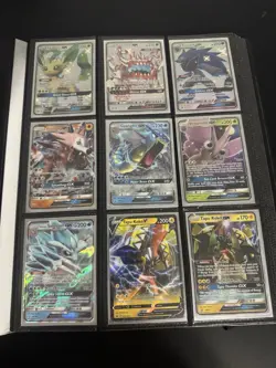 Pokemon TCG Mixed Card Lot Charizard Pikachu GX V EX Holo Foil Ultra Pro Binder - Image 2