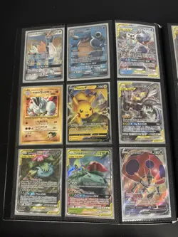 Pokemon TCG Mixed Card Lot Charizard Pikachu GX V EX Holo Foil Ultra Pro Binder - Image 3