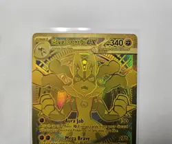Mega Lucario EX 188/132 Mega Evolution Hyper Rare Gold Card Pokemon TCG #188 - Image 4