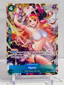 Nami OP14-031 SR* Alt Art One Piece Trading Card Game English Super Rare 🔥🔥🔥 - Image 1