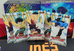 5 My Hero Academia: Heroes Clash Trading Card Game Sleeved Booster Packs NEW (A) - Image 1