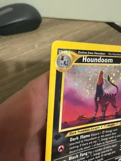 Pokemon Cards: Neo Revelation 1st Edition Rare Holo: Houndoom 8/64 - Image 4