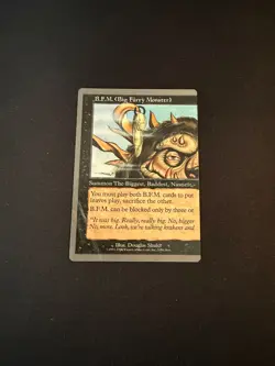 B.F.M. (Big Furry Monster) [Unglued] Magic MTG Cards HP - Image 1