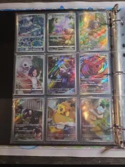 Pokemon Card Lot Binder V/VMAX IR Hits Ex 180 Cards NM Full Art - Image 2