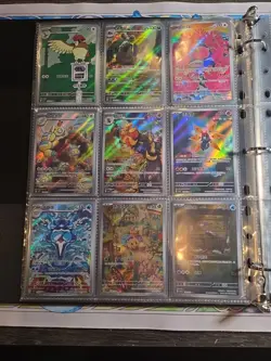 Pokemon Card Lot Binder V/VMAX IR Hits Ex 180 Cards NM Full Art - Image 4