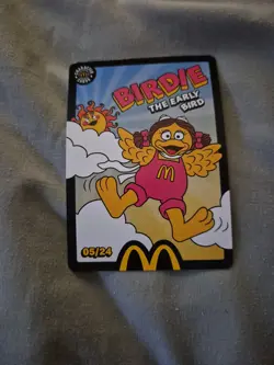 Mcdonalds Character Trading Card #5 Birdie The Early Bird - Unredeemed - Image 1
