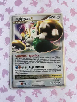 Regigigas LV.X 100/100 Stromfront Ultra Holo Rare Pokemon Card LP - Image 1