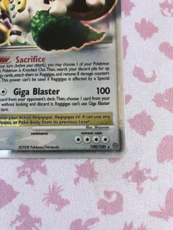 Regigigas LV.X 100/100 Stromfront Ultra Holo Rare Pokemon Card LP - Image 4