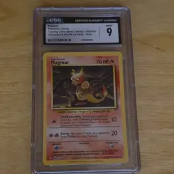 Pokemon Magmar Trading Card Game Classic CGC 9 Holo Classic 006/034 English - Image 1