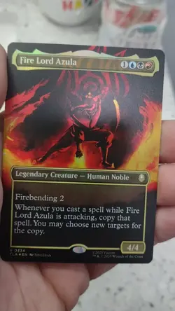 Fire Lord Azula (0334) (Borderless) Avatar: The Last Airbender Foil - Image 2