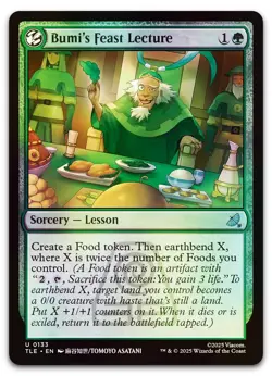 Bumi's Feast Lecture #133 (Foil) (NM) TLE Magic MTG - Image 1