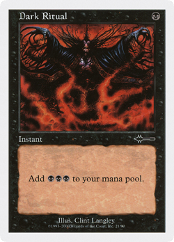 Dark Ritual #21 (HP) Beatdown Box Set BTD Magic MTG - Image 1