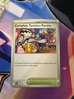 Pokemon Worlds 2025 Spanish Paradise Resort SVP 224 Anaheim Promo - Image 1