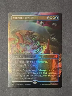 Supreme Verdict (Borderless) Commander: Teenage Mutant Ninja Turtles Foil - Image 1