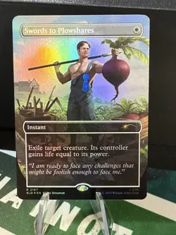 Swords to Plowshares FOIL The OFFICE Secret Lair MTG - Image 1