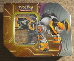Pokemon Paradox Destinies Tin - Iron Boulder EX - Brand New Factory Sealed - Image 1