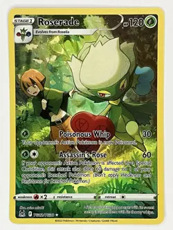 Roserade NM Trainer Gallery Lost Origin TG02/TG30 Pokemon TCG Holo - Image 1