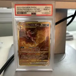 Pokemon 2023 Origin Forme Palkia VSTAR Galarian Gallery #GG67/GG70 PSA 10 - Image 1
