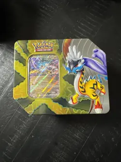Pokemon Paradox Destinies Iron Boulder ex Tin w/5 Booster Packs New/Sealed - Image 1