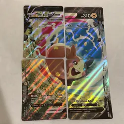 Morpeko V-Union SWSH 215 216 217 218 - Set of 4 Pokemon Black Star Promo Cards - Image 1