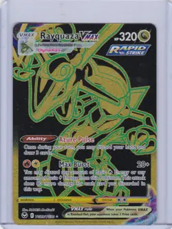 Pokemon Rayquaza VMAX Secret Rare Holo TG29/TG30 Silver Tempest High Grade!! - Image 1