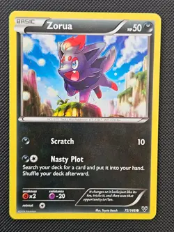 ZORUA 72/146 C XY POKEMON NM/M 2014 - Image 1