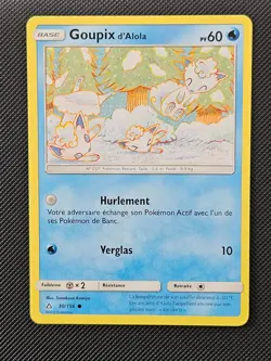 FRENCH GROUPIX ALOLAN VULPIX 30/156 C ULTRA PRISM POKEMON NM/M 2018 - Image 1