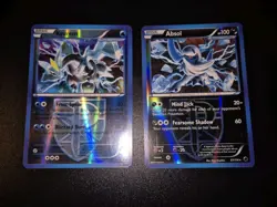 Pokemon - Lotto 2 Holo Reverse Plasma Freeze PACK FRESH - Absol - Kyurem - Image 1
