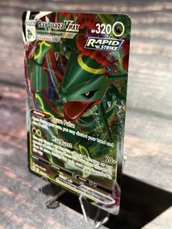 Pokemon TCG Rayquaza VMAX Crown Zenith 102/159 Holo Ultra Rare NM Full Art - Image 3