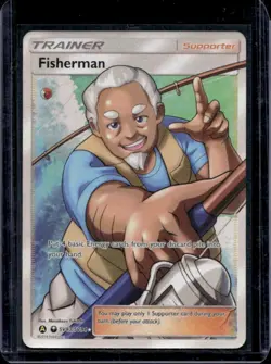 2019 Pokemon SM Hidden Fates Fisherman Full Art #SV83/SV94 - Image 1