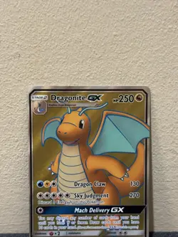 Pokemon TCG Dragonite GX 229/236 SM Unified Minds Ultra Rare Full Art GX MINT - Image 2