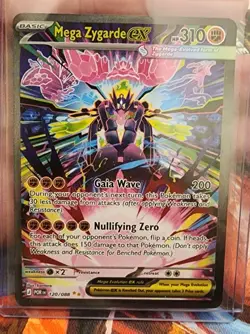 Pokemon Mega Evolutions Perfect Order Mega Zygarde Ex SIR - Image 1