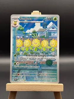 Sunflora 169/167 Pokemon TCG Twilight Masquerade Illustration Rare English (BL5) - Image 1