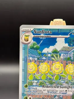 Sunflora 169/167 Pokemon TCG Twilight Masquerade Illustration Rare English (BL5) - Image 3